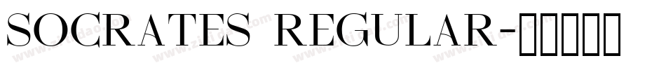 Socrates Regular字体转换